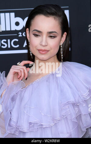 Le 1 mai 2019 - Las Vegas, NV, USA - LAS VEGAS - 1 mai : Sophia Carson au Billboard Music Awards 2019 au MGM Grand Garden Arena le 1 mai 2019 à Las Vegas, NV (crédit Image : © Kay Blake/Zuma sur le fil) Banque D'Images