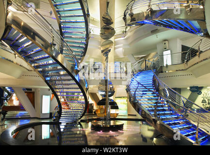Caldea à Escaldes-Engordany. Andorre Banque D'Images
