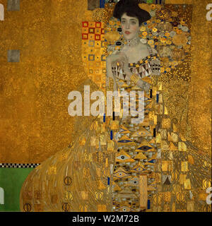 Portrait d'Adele Bloch-Bauer I (1907) Peinture de Gustav Klimt - Très haute résolution et l'image de la qualité Banque D'Images