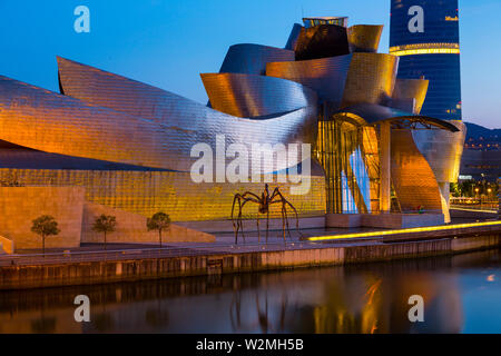 Guggenheim Museum, Bilbao, Pays Basque, Espagne, Europe Banque D'Images