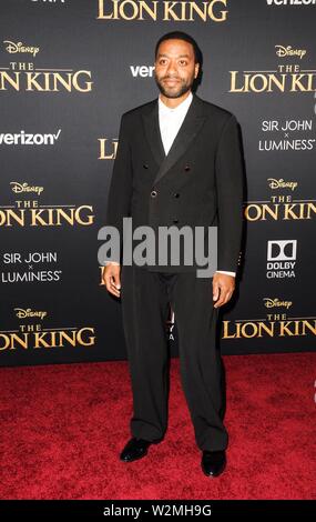 Los Angeles, CA, USA. 09 juillet 2019. Chiwetel Ejiofor aux arrivées pour le Roi Lion Premiere, El Capitan Theatre, Los Angeles, CA, le 9 juillet 2019. Credit : Elizabeth Goodenough/Everett Collection/Alamy Live News Banque D'Images