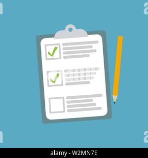 Clipboardicon planification icône de validation. Vector EPS10 Illustration de Vecteur