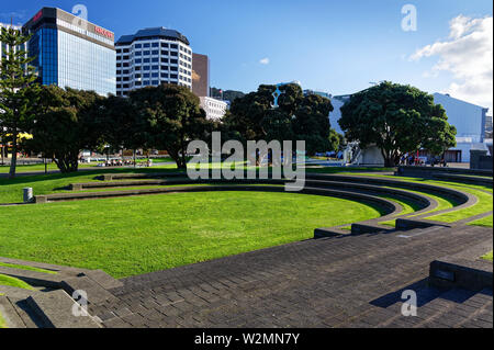 Frank Kitts Park, la ville de Wellington, Nouvelle-Zélande Banque D'Images