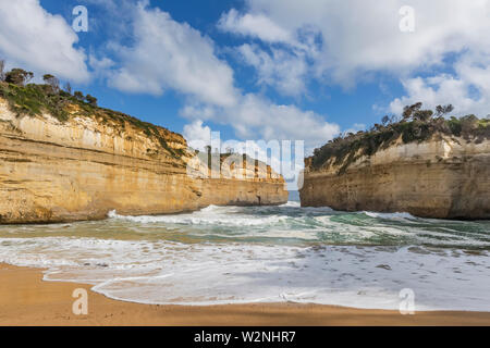 Le magnifique Loch Ard Gorge, dans le parc national de Port Campbell, le long de la Great Ocean Road, l'Australie Banque D'Images