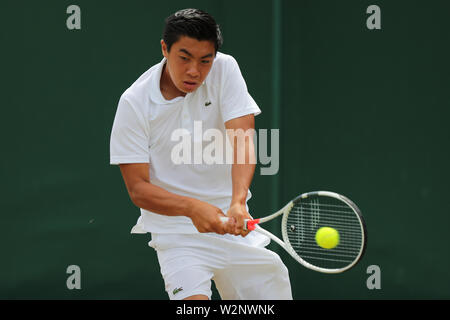Wimbledon, Royaume-Uni. 10 juillet, 2019. Tennis de Wimbledon. Nakashhima Brandon, USA, 2019 : Crédit photo Allstar Bibliothèque/Alamy Live News Banque D'Images