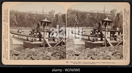 De l'aide "mist", nymphe de la puissante Cataracte, Niagara Falls, États-Unis d'Amérique, par Underwood & Underwood Banque D'Images