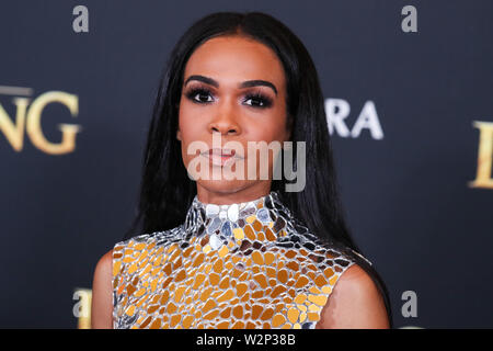 Hollywood, États-Unis. 09 juillet, 2019. HOLLYWOOD, LOS ANGELES, CALIFORNIE, USA - 09 juillet : la chanteuse Michelle Williams arrive à la première mondiale du Disney's 'Le Roi Lion' qui s'est tenue à l'Kodak Theater le 9 juillet 2019 à Hollywood, Los Angeles, Californie, États-Unis. (Photo par Xavier Collin/Image Crédit : Agence de Presse) L'agence de presse Image/Alamy Live News Banque D'Images