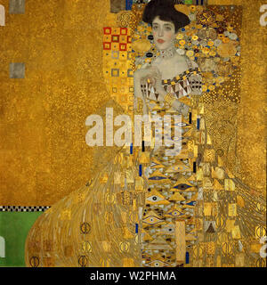 Portrait d'Adele Bloch-Bauer I (1907) Peinture de Gustav Klimt - Très haute résolution et l'image de la qualité Banque D'Images