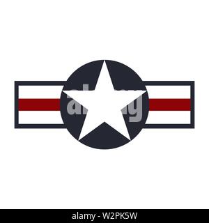 U.S. Army Air Force logo signe. Vector illustration Illustration de Vecteur