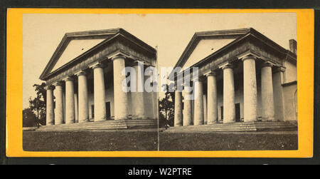 Arlington House, Gen Lee's residence, à partir de Robert N Dennis collection de vues stéréoscopiques Banque D'Images