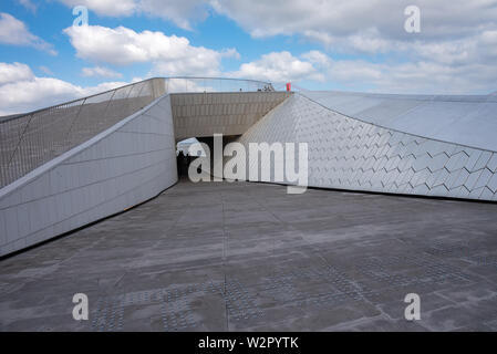 Lisbonne, Portugal. 02 juillet 2019. Maat musée dans la zone de Belem à Lisbonne. Arquitechture Musée d'Art et Technologie. Banque D'Images
