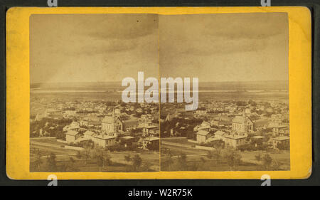 Birds Eye View de Omaha, Nebraska, par Frank F Currier Banque D'Images
