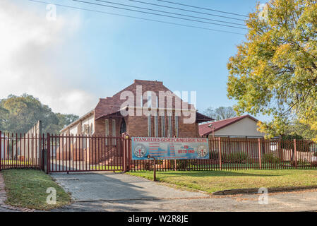 STANDERTON, AFRIQUE DU SUD - 2 mai 2019 : l'Église évangélique réformée de Standerton, dans la province du Mpumalanga Banque D'Images