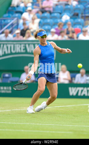 Samantha Stosur (Aus) à jouer sur le court central à la Nature Valley International tennis dans le Devonshire Park, Eastbourne, Angleterre, Royaume-Uni. 25 Juin 2019 Banque D'Images