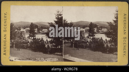 Caldwell, de Fort Wm Henry Hotel, Lake George, de Robert N Dennis collection de vues stéréoscopiques Banque D'Images