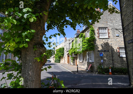 Village de Woodstock Oxfordshire Royaume-Uni - la pittoresque ville de Woodstock près de Oxford . Woodstock est une ville et une paroisse civile 8 kilomètres d'Oxford Banque D'Images