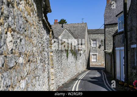 Village de Woodstock Oxfordshire Royaume-Uni - la pittoresque ville de Woodstock près de Oxford . Woodstock est une ville et une paroisse civile 8 kilomètres d'Oxford Banque D'Images