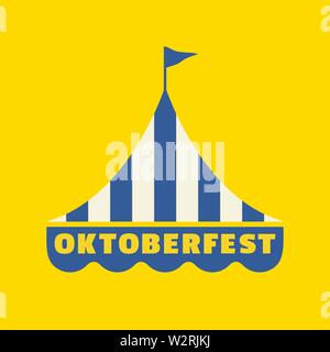 Oktoberfest dessiné à la main couleur icône vecteur télévision Illustration de Vecteur