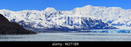 Glacier Hubbard, le Désenchantement Bay, Alaska, USA Banque D'Images