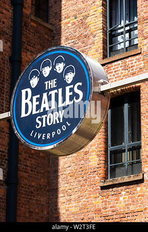 Le Beatles Story, un divertissement à Liverpool, en Angleterre Banque D'Images