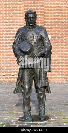 Rotterdam, Zuid Holland / Pays-Bas - 30 mars 2019 : statue de la douteuse d'affaires et politicien lodewijk pincoffs (1827-1911) à entrepoth Banque D'Images