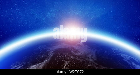 Les nuages à partir de l'espace Banque D'Images