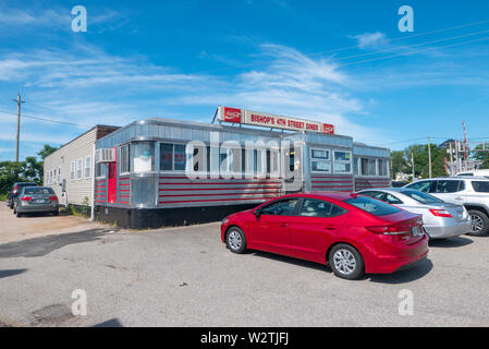 4e évêques Street Diner, Newport, Rhode Island, USA Banque D'Images