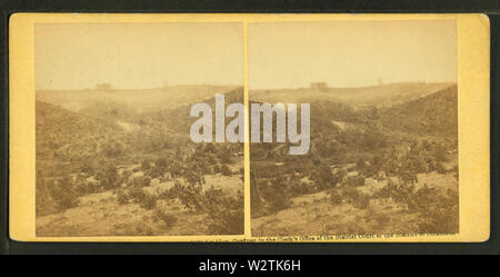 Le stationnement des 7 000 prisonniers rebelles dans le bol à punch, Belle Plaine, Va, le 15 mai 1864, par Gardner, James, b 1832 Banque D'Images