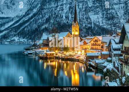 Hallstatt, Haute Autriche, Autriche Banque D'Images