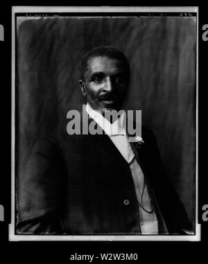 George Washington Carver (1864 - 1943), à l'Institut Tuskegee, Alabama, Tuskegee. Banque D'Images