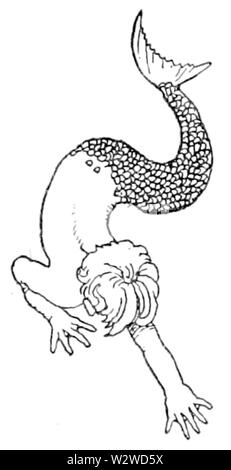 Illustration 4 en question avant de l'eau Bébé Banque D'Images