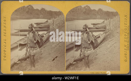 L'Inde, de Robert Hunter caoutchouc N Dennis collection de vues stéréoscopiques Banque D'Images