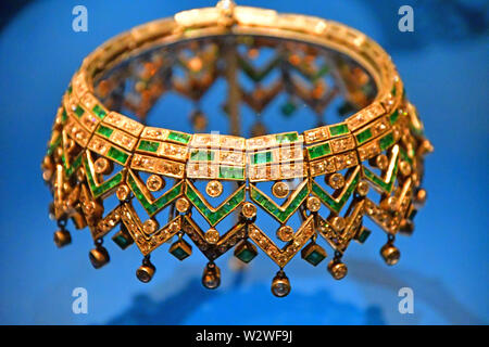 Bijoux de la royaume de Jodphur exposée au Musée royal de l'Ontario à Toronto Banque D'Images