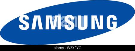 Logo, Samsung Electronics, société, Allemagne Banque D'Images