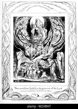 Vie de William Blake (1880), Volume 2, la création d'illustrations la plaque 5 Banque D'Images