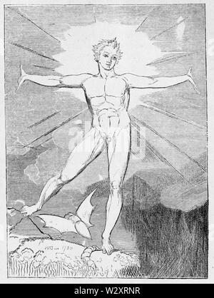 Vie de William Blake (1880), volume 1, page 28 Banque D'Images