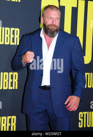 Los Angeles, Californie, USA 10 juillet 2019 acteur lutteur/Triple H, alias Paul Michael Levesque assiste à la 20th Century Fox's 'tuber' création le 10 juillet 2019 à Regal Cinemas L.A. Vivre à Los Angeles, Californie, USA. Photo de Barry King/Alamy Live News Banque D'Images