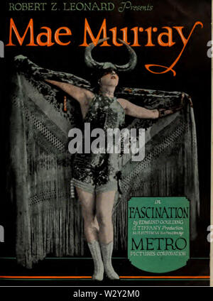 Mae Murray dans fascination par Robert Z Leonard Film Daily 1922 Banque D'Images