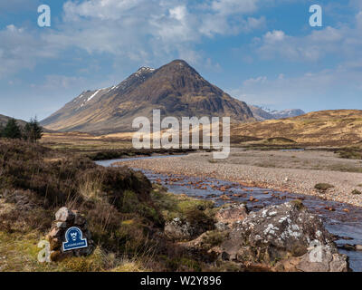 Buachaille Etive Beag d Lagangarbh, Glencoe, Ecosse Banque D'Images