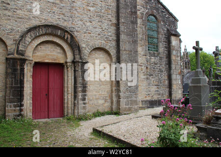 Notre-dame de l'église de l'abbaye de daoulas en Bretagne (France) Banque D'Images