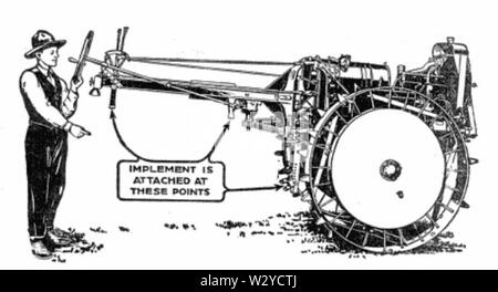 Moline en tracteur universel Adams le sens commun 1920 Banque D'Images