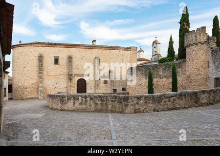 Église de Vera Cruz à Trujillo, Cáceres, Extremadura, Espagne Banque D'Images