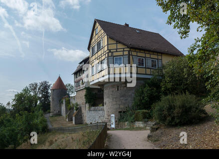 Vieille ville, waldenburg, région Hohenlohe, heilbronn-Franconie, Bade-Wurtemberg, Allemagne Banque D'Images