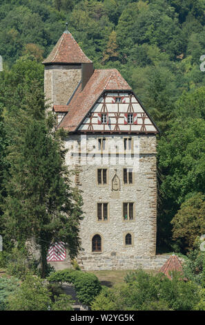 Château eisenbach, Berlin-Lima, vallée de la jagst, région Hohenlohe, heilbronn-Franconie, Bade-Wurtemberg, Allemagne Banque D'Images
