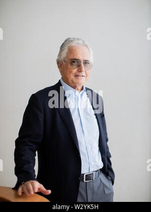 11 juillet 2019, Berlin, Düsseldorf : Ron Sommer, ancien président directeur général de Deutsche Telekom, enregistrées au cours d'un dpa entrevue. L'été sera de 70 ans le 29.07.2019. Photo : afp/Vennenbernd Rolf Banque D'Images