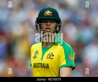 Birmingham, UK. 11 juillet, 2019. Steve Smith, de l'Australie au cours d'ICC Cricket World Cup demi-finale entre l'Angleterre et l'Australie à l'Edgbaston le 11 juillet 2019 à Birmingham en Angleterre. Action Crédit : Foto Sport/Alamy Live News Banque D'Images
