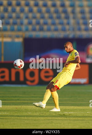 Le Caire, le Sénégal, l'Egypte. 10 juillet, 2019. En France, le 10 juillet 2019 : La Jordanie Souleymane Adeoti du Bénin au cours de la coupe d'Afrique des Nations 2019 match entre le Sénégal et le Bénin au stade le 30 juin au Caire, en Egypte. Ulrik Pedersen/CSM/Alamy Live News Banque D'Images