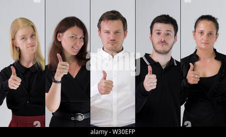 Portrait de l'équipe Entreprises Banque D'Images