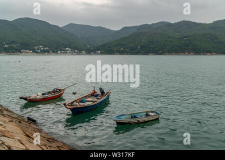 Tai O, village fishermann à Hong Kong Banque D'Images