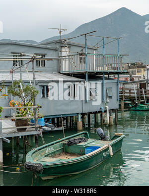 Tai O, village fishermann à Hong Kong Banque D'Images